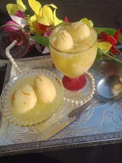 কেশর রসগোল্লা রেসিপির প্রধান ছবি