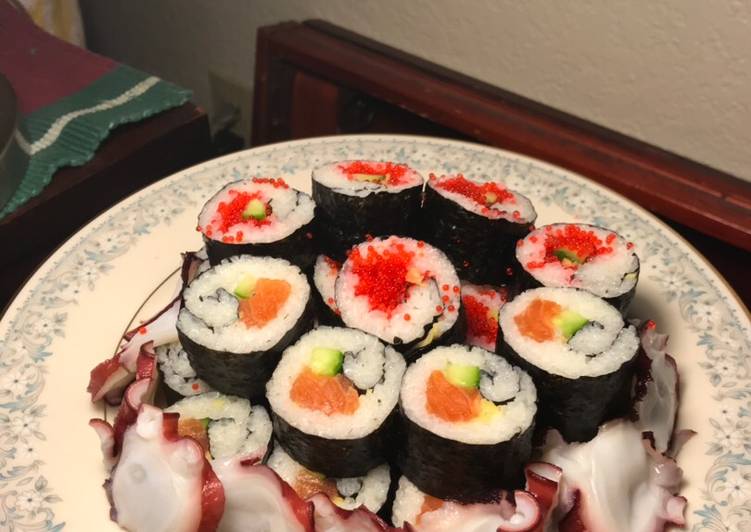 Recipe of Homemade Sushi Trio in G(inger)