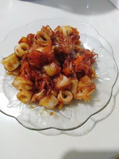 Foto resep Cumi asin balado