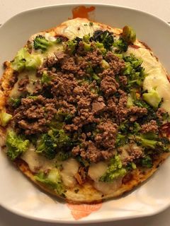 Una foto de Tortipizza de atún y brócoli