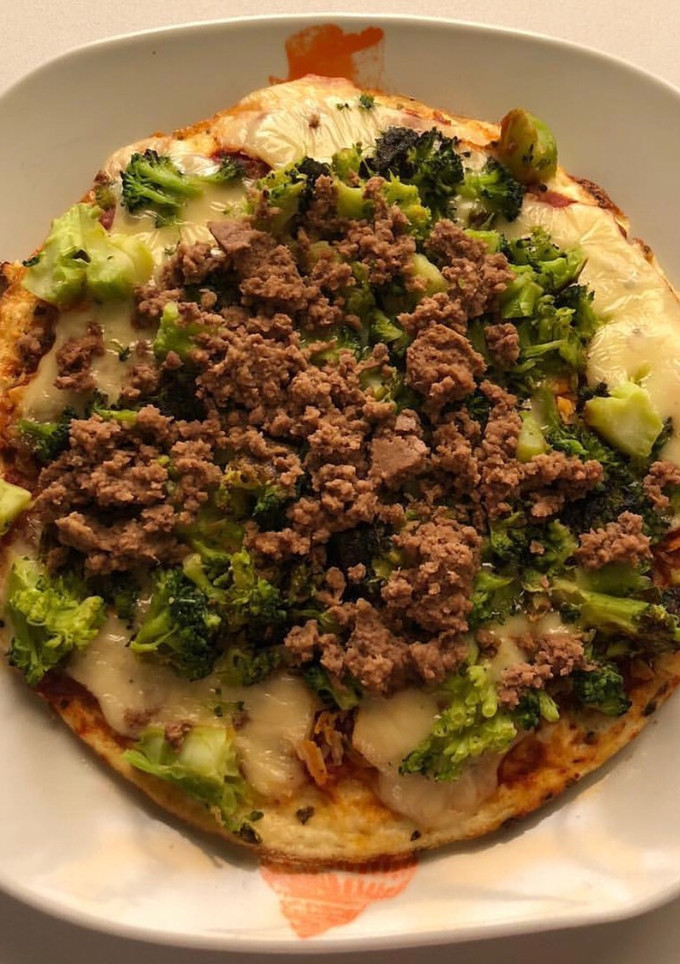 Una foto de Tortipizza de atún y brócoli