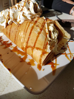 Una foto de Crepes con Helado