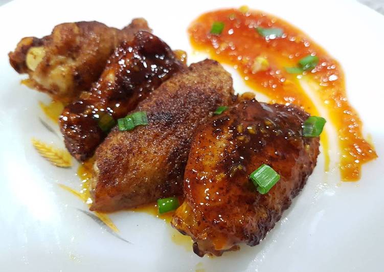 Recipe of Homemade Hot Wings in Honey Lime Chilli Sauce