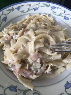 Foto resep Fettucine Carbonara