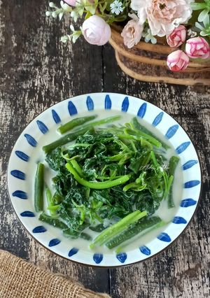 Foto resep Bobor Bayam Kacang Panjang