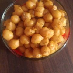 A picture of Masala chana.