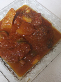 Una foto de Solomillo de cerdo en salsa de tomate con setas