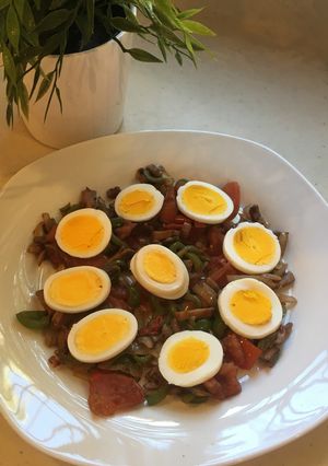 صورة لوصفة بيض للإفطار ✨🍳