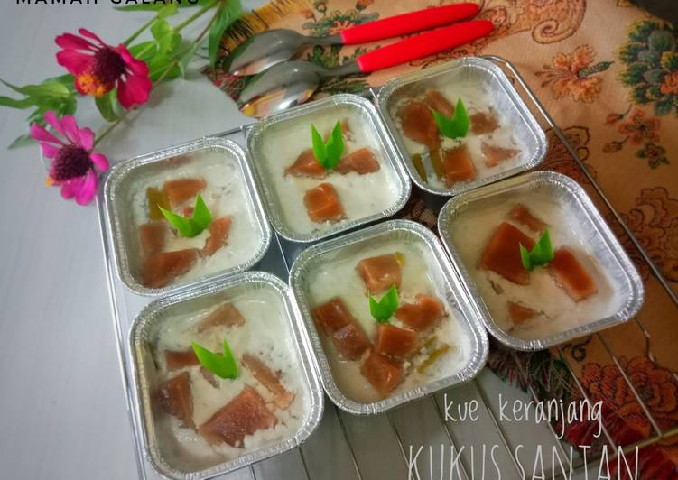 Resep Kue keranjang kukus Santan, Menggugah Selera
