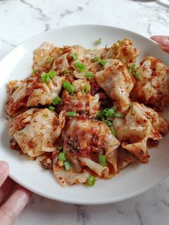 Foto resep Pangsit rebus chili oil