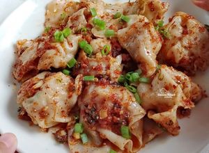 Foto resep Pangsit rebus chili oil