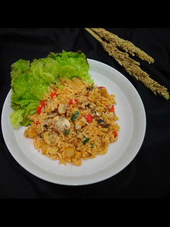 Foto resep Nasi Goreng Kikil-Jamur
