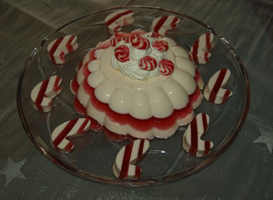 Φωτογραφία της συνταγής Candy canes pannacotta