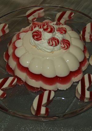Φωτογραφία της συνταγής Candy canes pannacotta