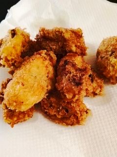 Foto resep Roti Goreng Tepung isi Meses (Snack MPASI 12m+)