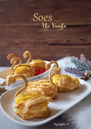 Foto resep Kue Sus Vla Vanila 🦢