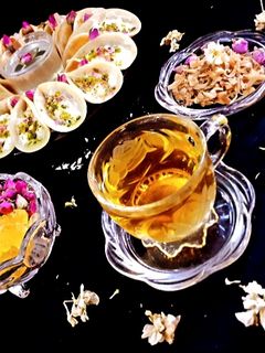 عکسی از دستور دمنوش چای سبز و بهار نارنج