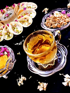 عکسی از دستور دمنوش چای سبز و بهار نارنج