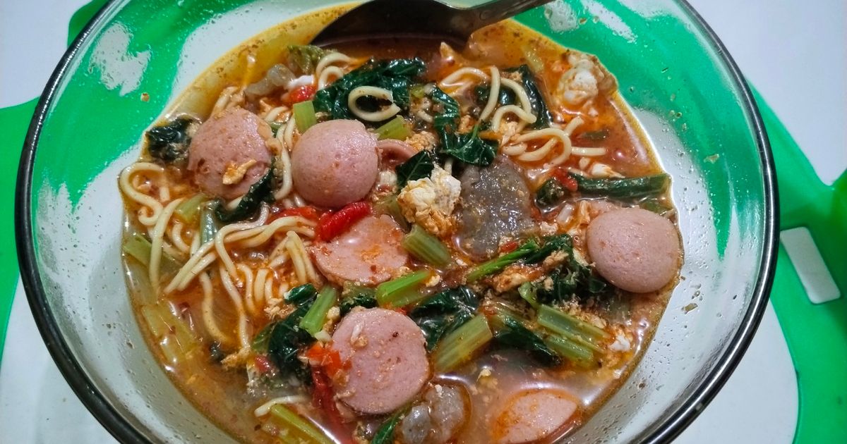 Seblak kuah mie