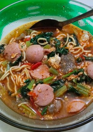 Foto resep Seblak kuah mie