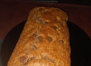 Una foto de Queque húmedo de chocolate y chips de chocolate 1, 2, 3, 😁
