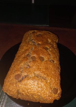 Una foto de Queque húmedo de chocolate y chips de chocolate 1, 2, 3, 😁