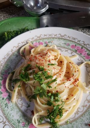 Una foto de Caccio e pepe spaghetti