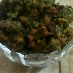 A picture of Delicious Spinach Pakore.