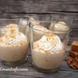 Crema de turrón con mascarpone, nata y baileys