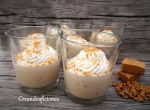 Foto principal de Crema de turrón con mascarpone, nata y baileys