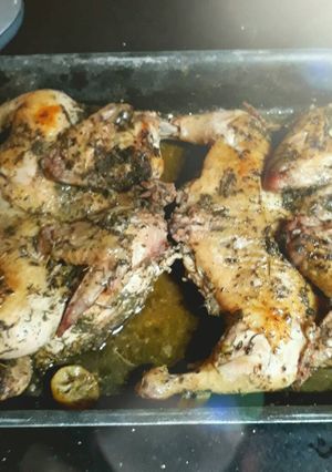 صورة لوصفة فراخ بصوص الزعتر والليمون