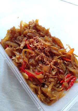Foto resep Oseng gandul (pepaya muda)