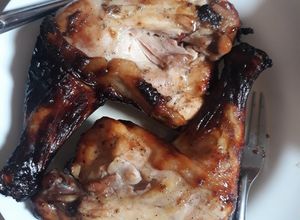 รูปของ สะโพกไก่อบน้ำผึ้ง หม้อทอดไร้น้ำมัน