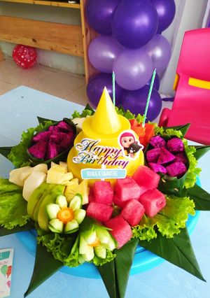 Foto resep Tumpeng Puding Ulang Tahun