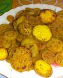 Sweet Radish and baby potatoes fry (using mustard paste and Jaggery)