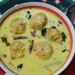 A picture of Ripe Mango curry(Mampazha pulisserry).