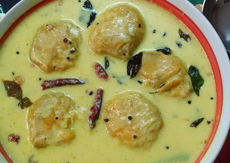 Recipe of Super Quick Homemade Ripe Mango curry(Mampazha pulisserry)