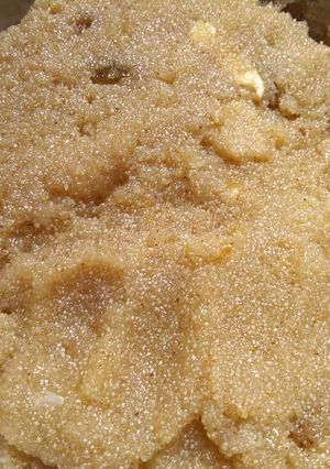 A picture of Suji halwa.