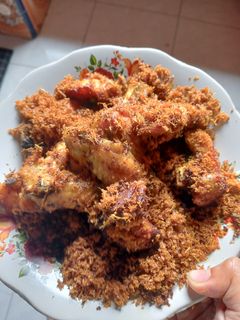 Foto resep Ayam goreng serundeng lengkuas