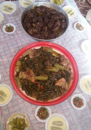 صورة لوصفة دوالي وكوسا