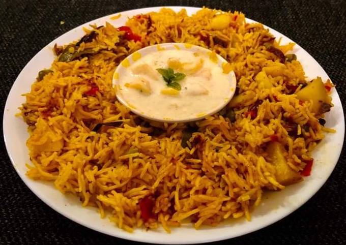 Simple Way to Make Homemade Aloo Matar Mint Pulao