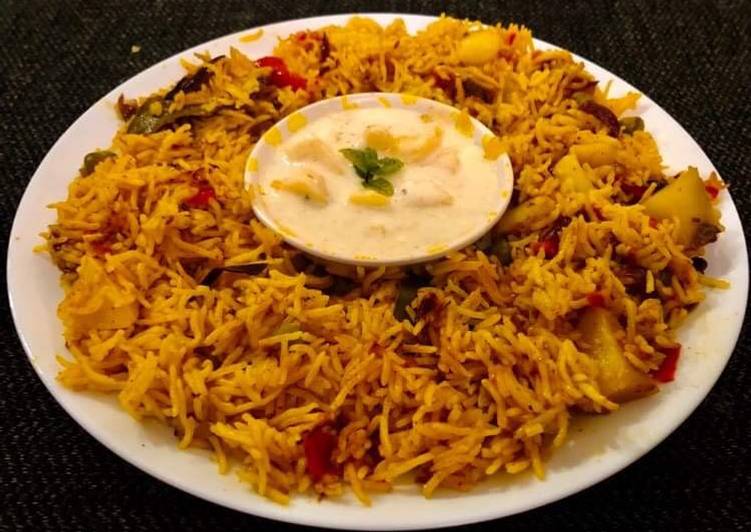 Aloo Matar Mint Pulao