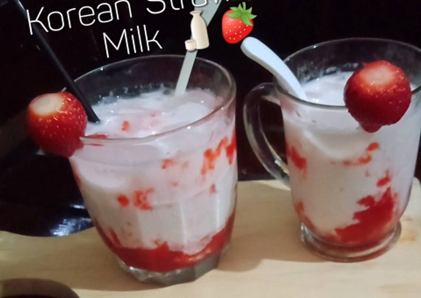 Korean Strawberry Milk
