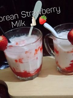 Foto resep Korean Strawberry Milk
