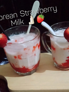 Foto resep Korean Strawberry Milk