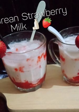 Foto resep Korean Strawberry Milk