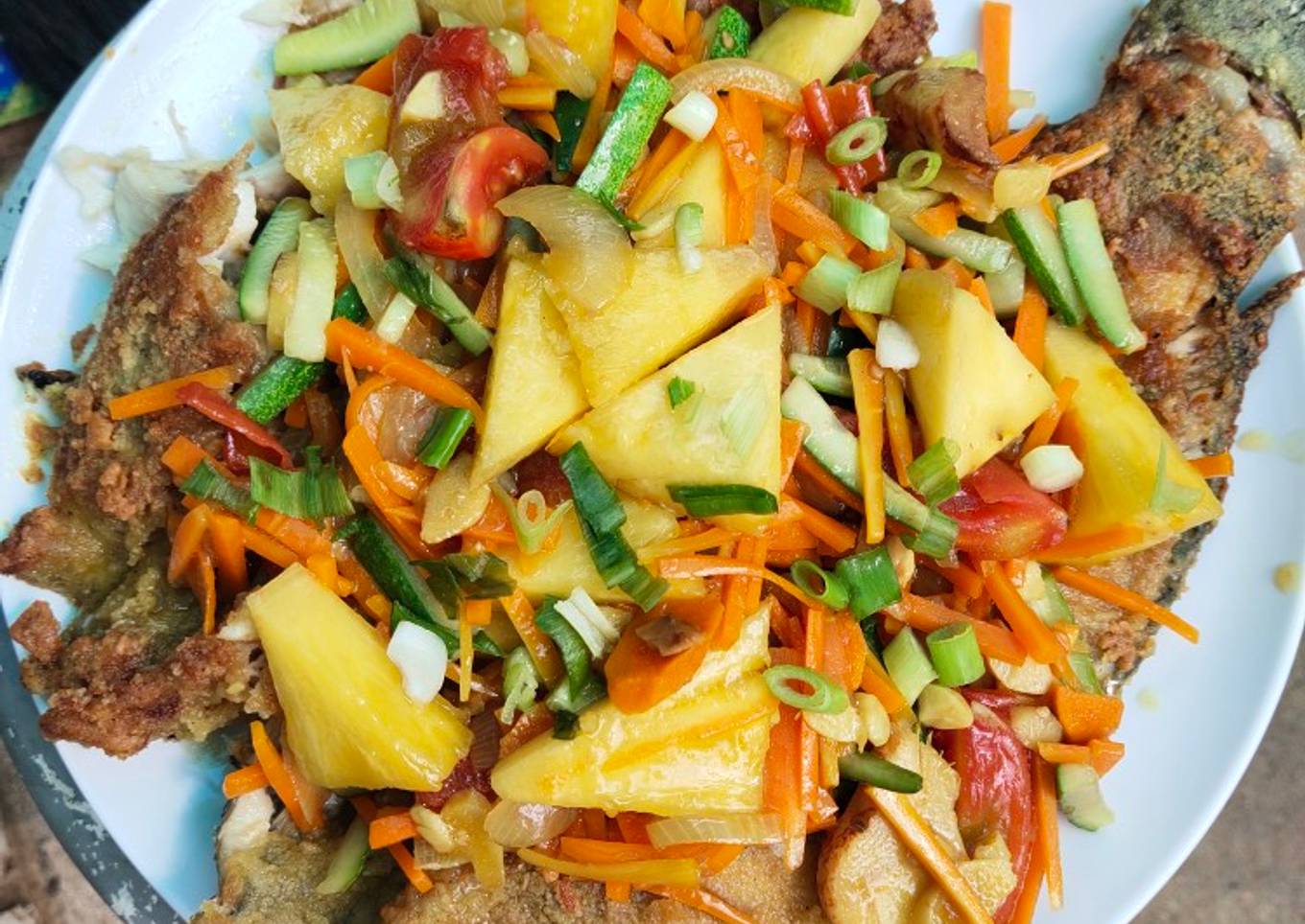 Ikan Nila Goreng Asam Manis