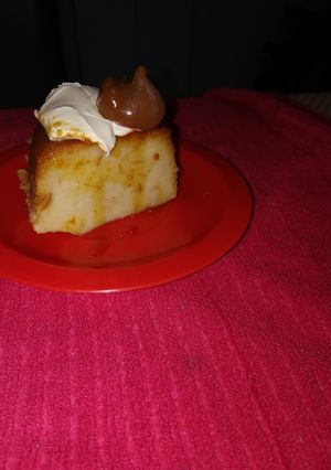 Una foto de Budín de pan!💜💞