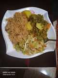 Rice Ndengu cabbage#17th week theme challenge