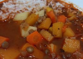 Guiso de lentejas